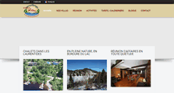 Desktop Screenshot of lesvillas.ca