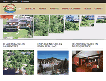 Tablet Screenshot of lesvillas.ca